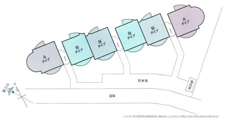 第8期 パールマンション 敷地配置図